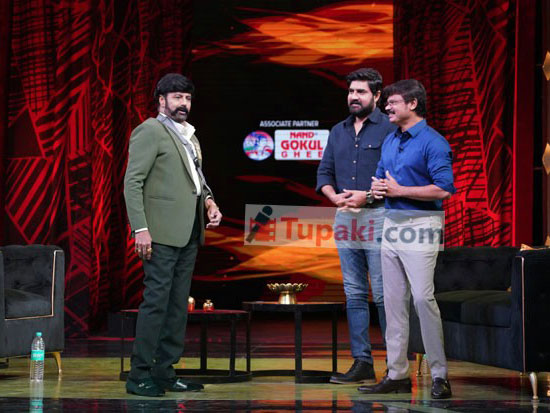 Akhanda Team On The Sets Of UNSTOPPABLE